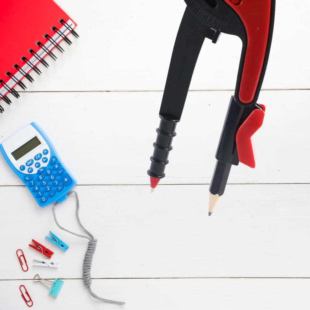 2 Pc Compass & Protractor Set