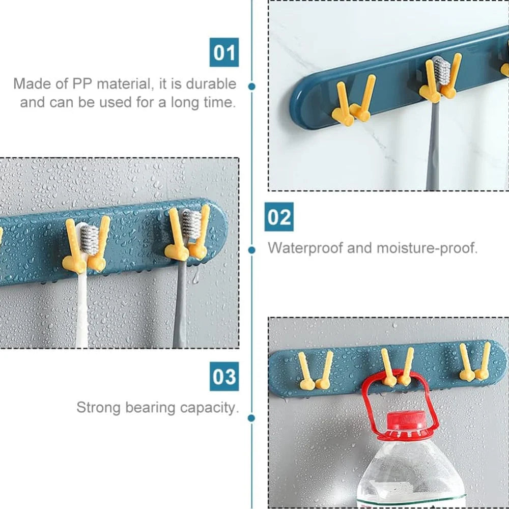 Wall-Mounted Toothbrush Holder