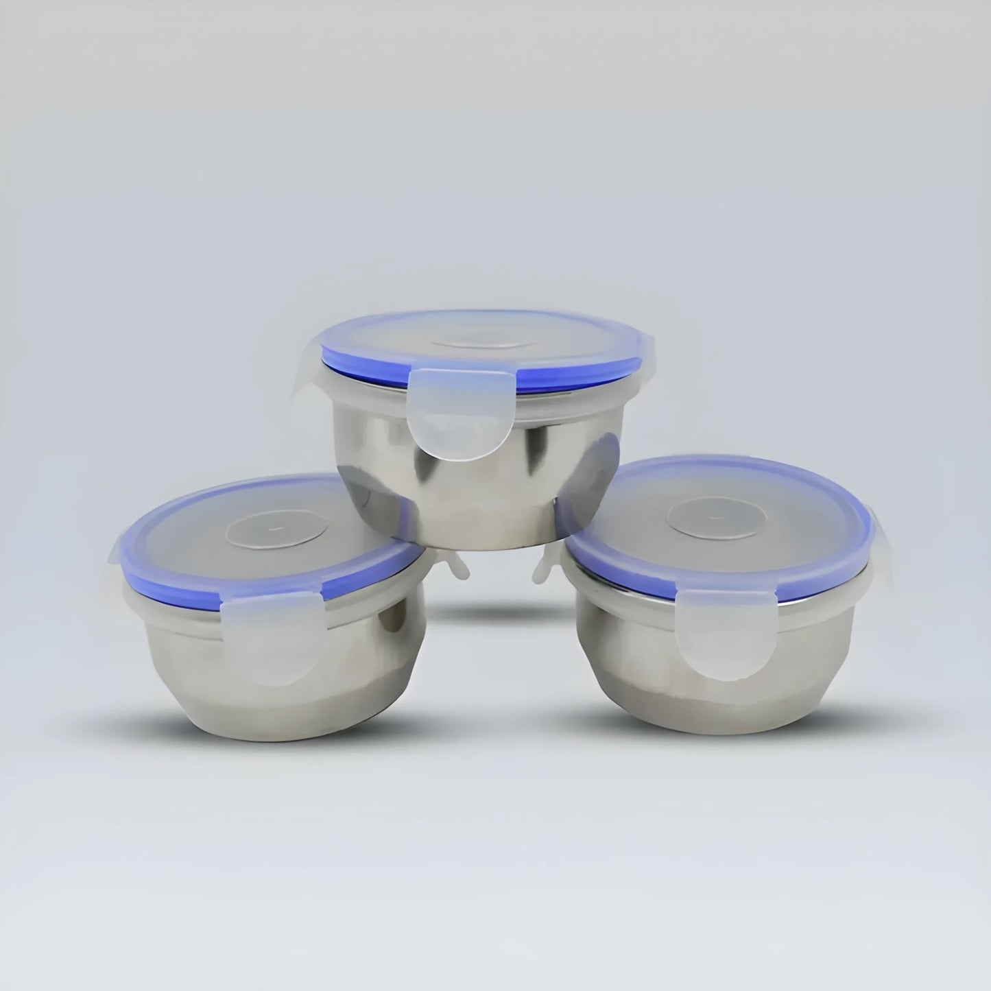 3-Compartment Stainless Lunch Box