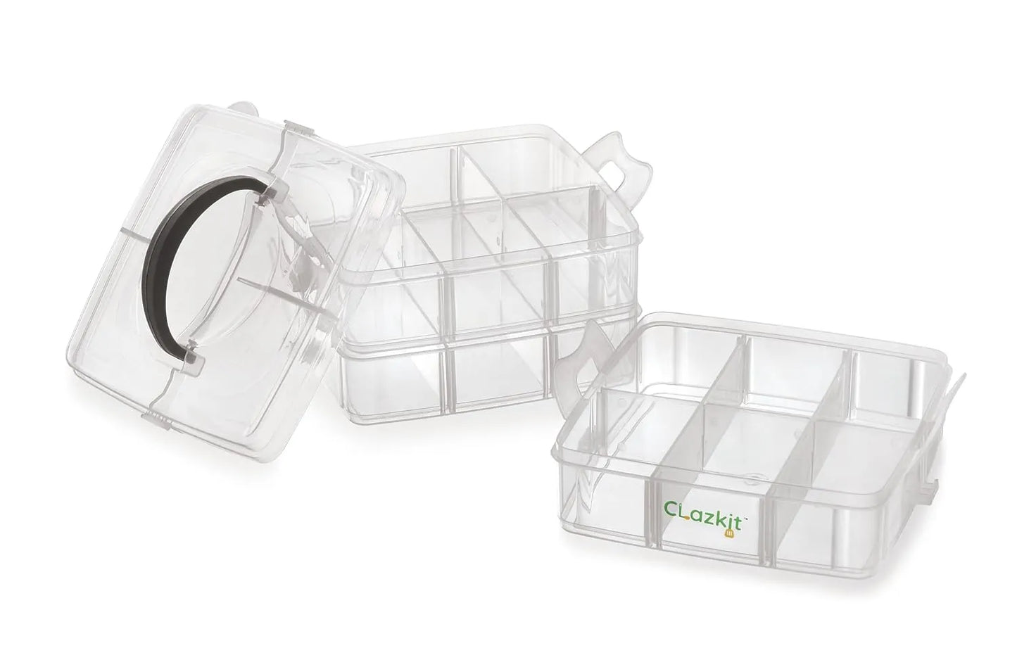 18 Grid Transparent Jewelry Organizer