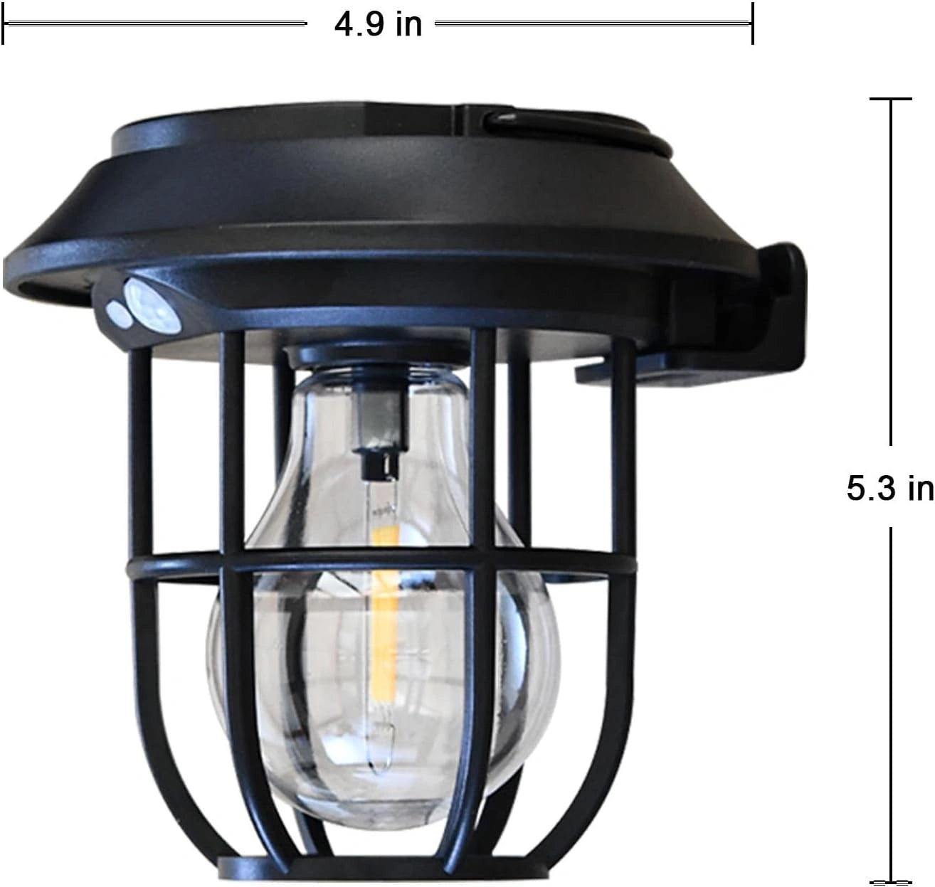 Solar Lantern Wall Light