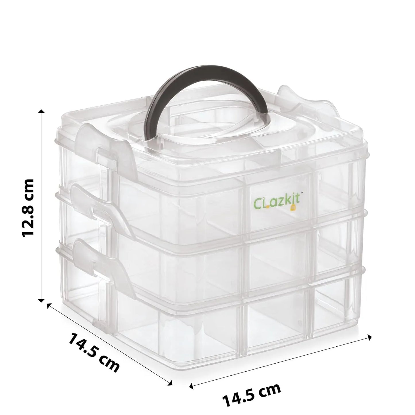 18 Grid Transparent Jewelry Organizer