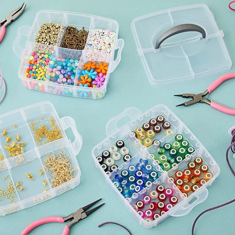 18 Grid Transparent Jewelry Organizer