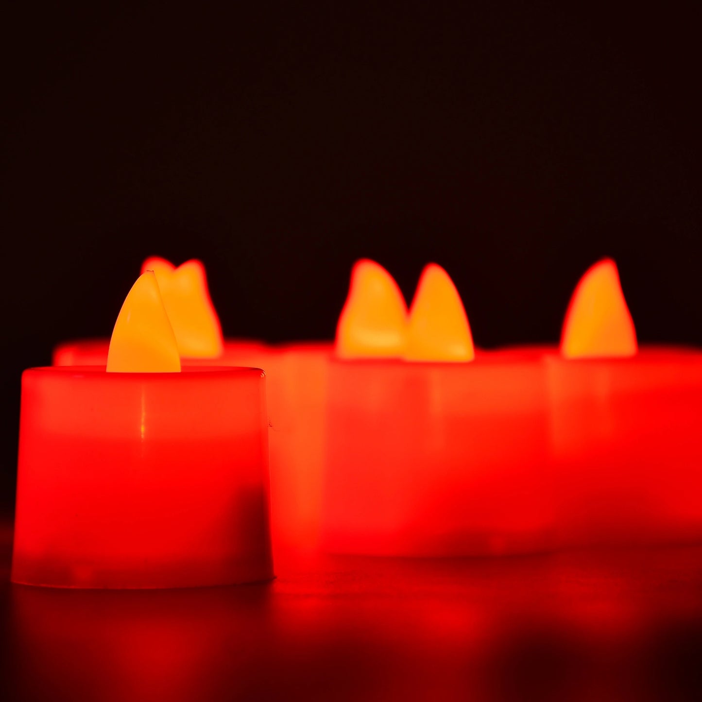 Red Flameless LED Tealights