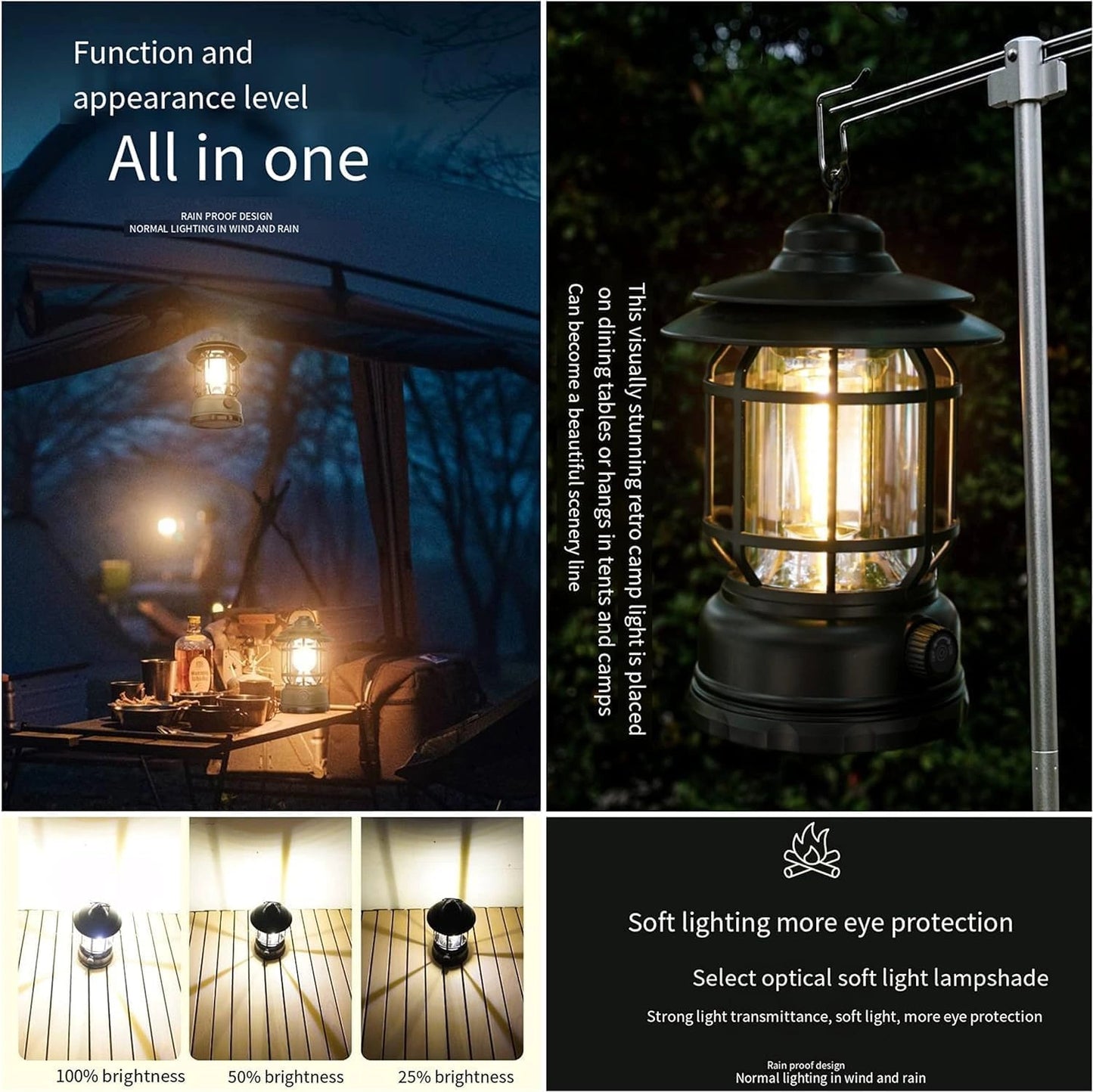 Retro LED Camping Light