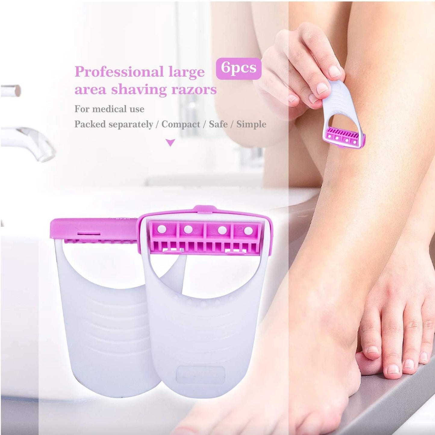 Unisex Body Razors – 6pcs