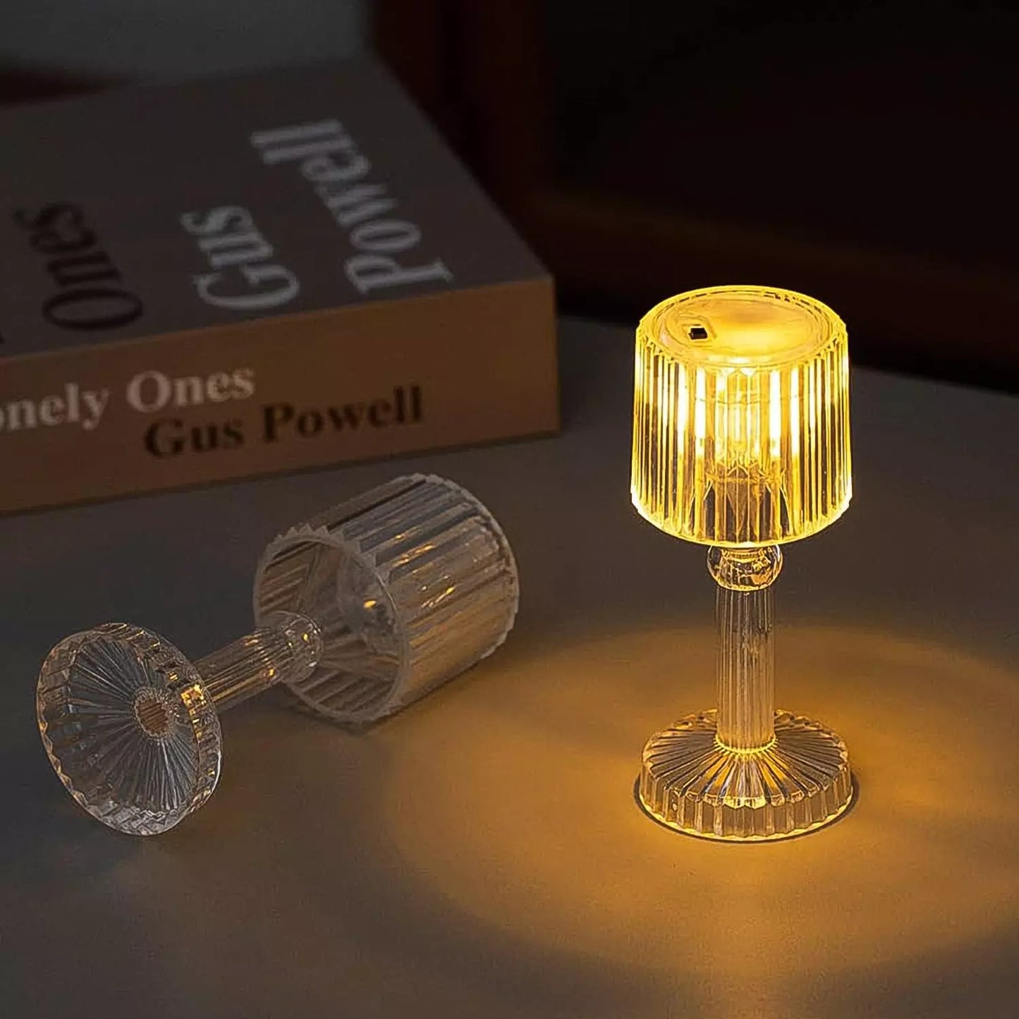 Big Acrylic LED Desk Lamp