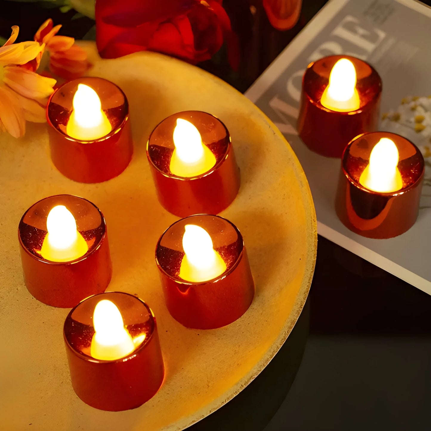 Flameless LED Tea Light Candles