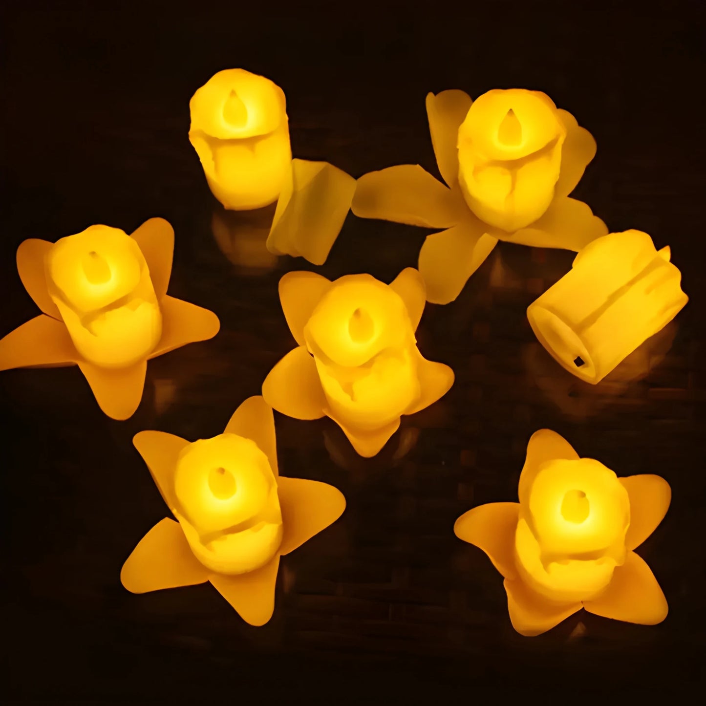 Flameless Melted LED Candles