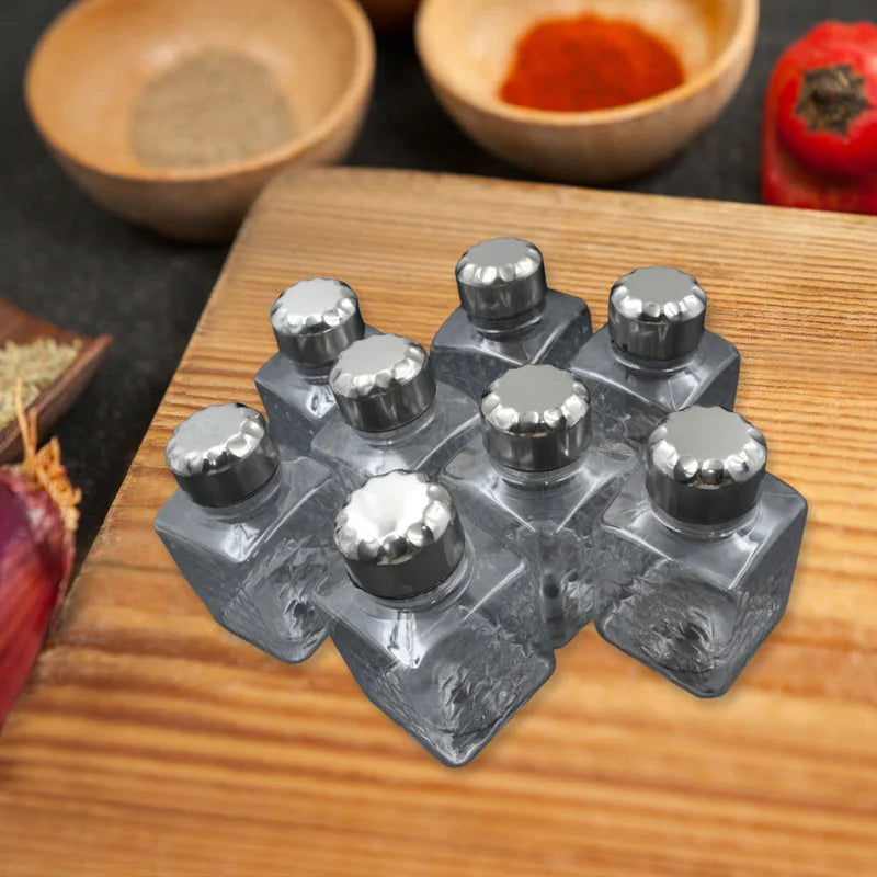Square 8-Bottle Revolving Spice Rack