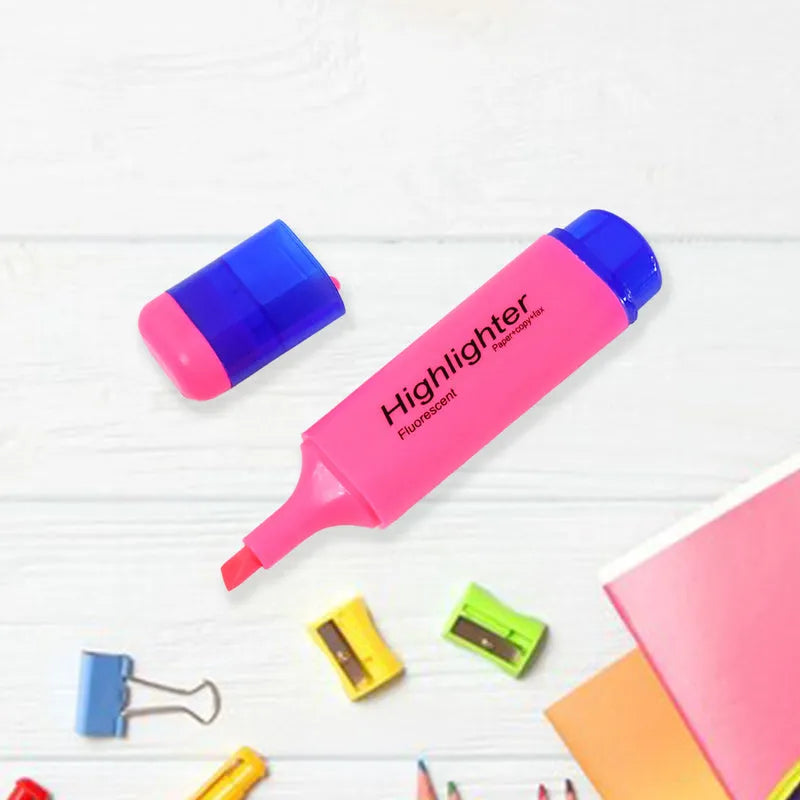 Highlighter Pen Assorted Colours (3 Pcs Set)