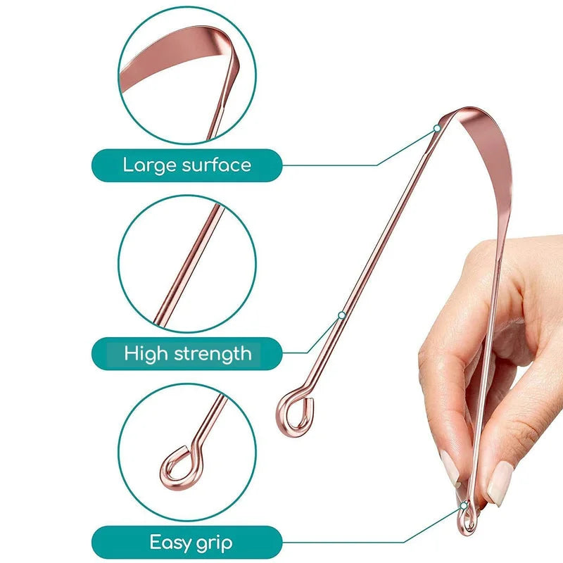 Steel & Copper Tongue Cleaner