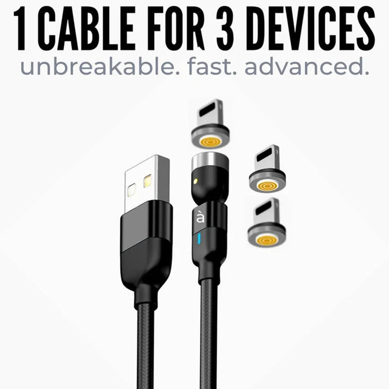 3-in-1 Magnetic Charging Cable