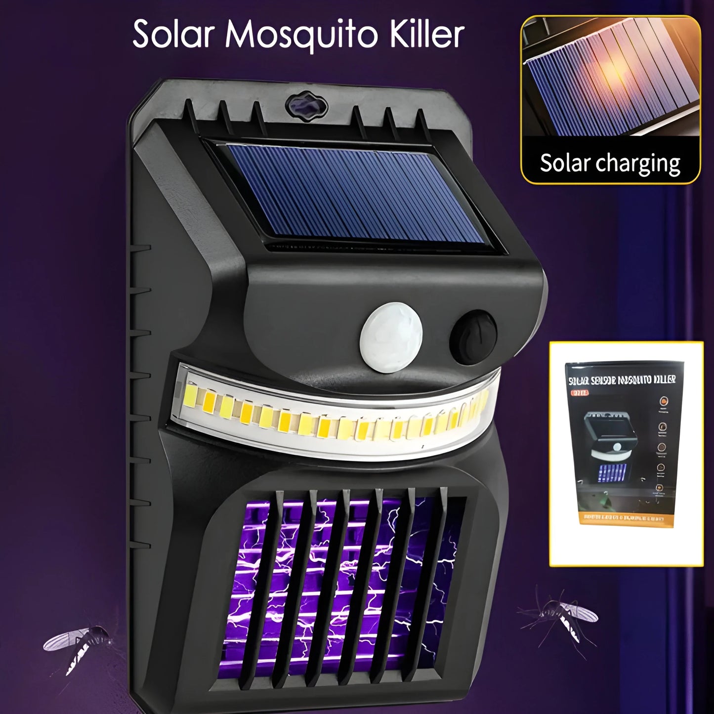 Solar Bug Zapper & Light