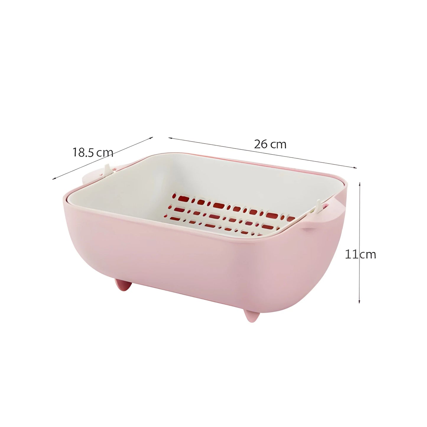 Tilt-and-Drain Colander Bowl