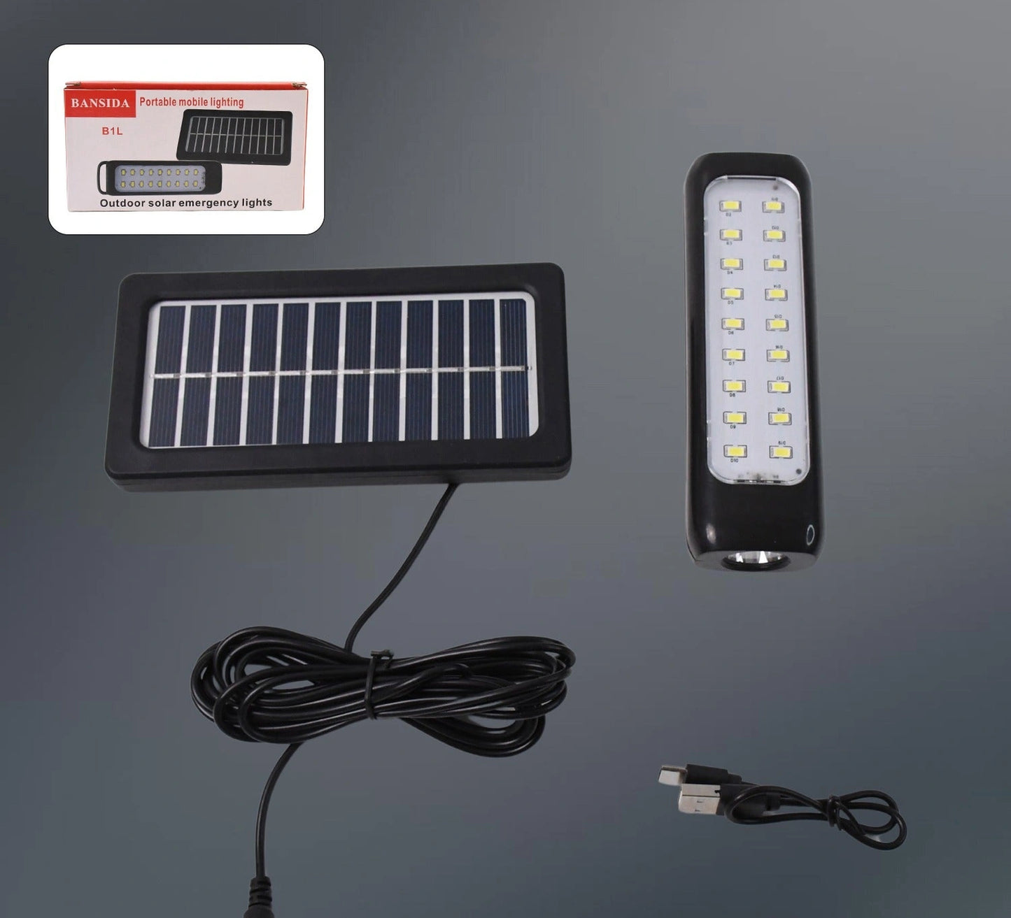 3-Mode Solar Hanging LED Light