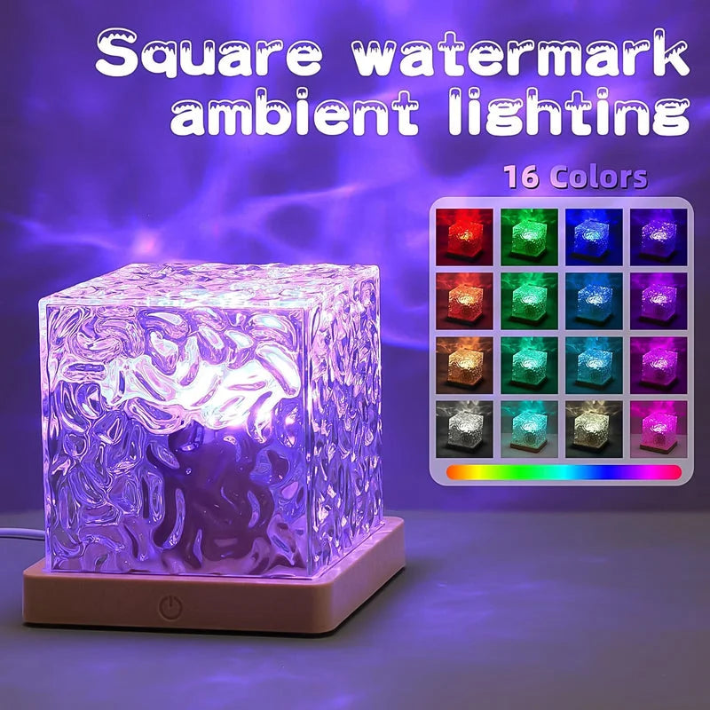 Crystal Ripple Night Lamp
