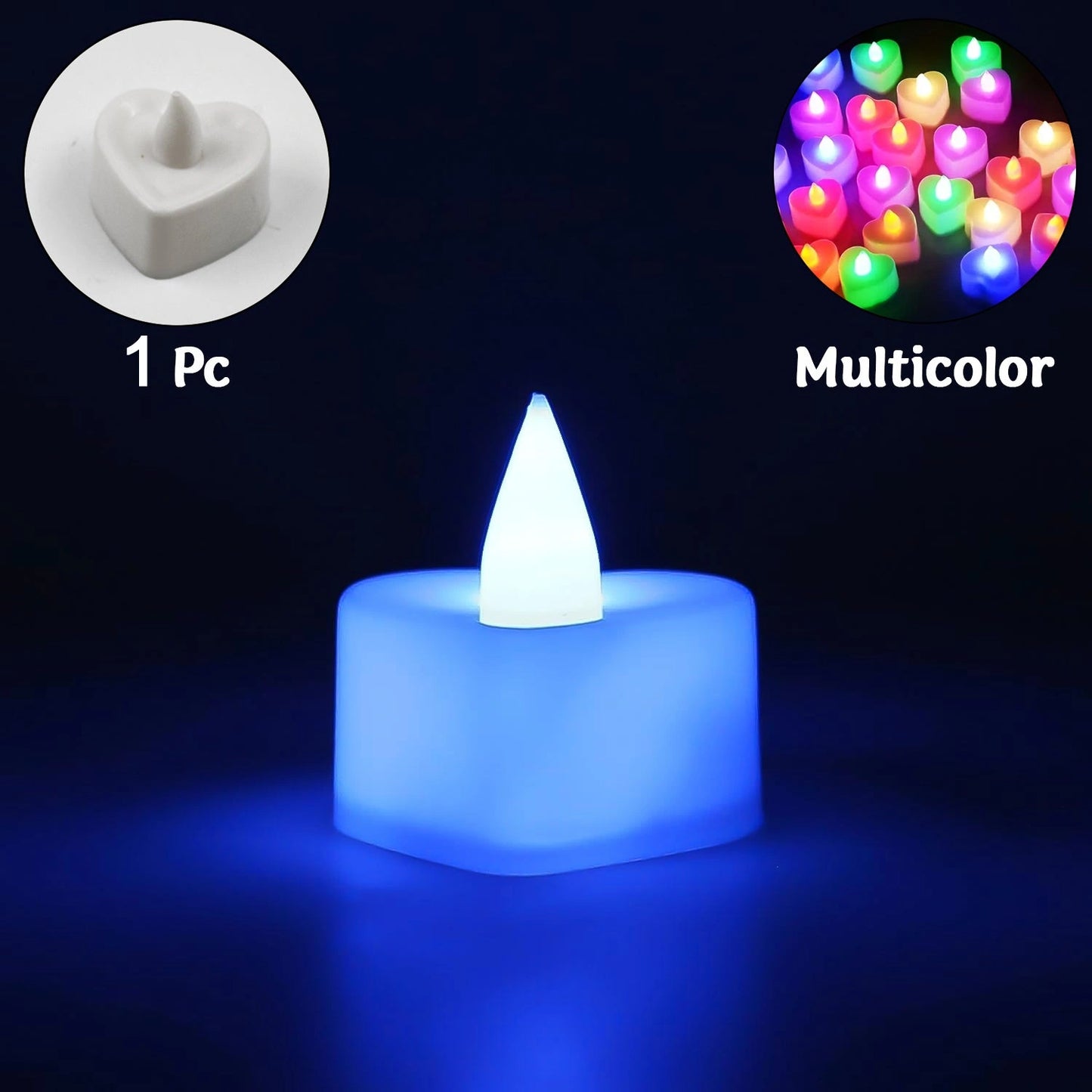 LED Tealight Candle – Multicolor (1 Pc)