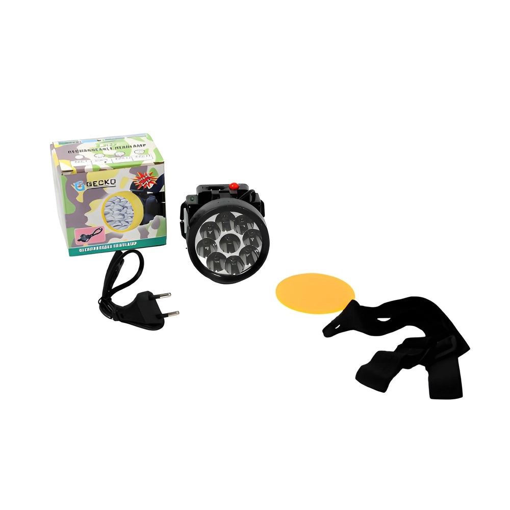 Rechargeable 9-LED Headlamp