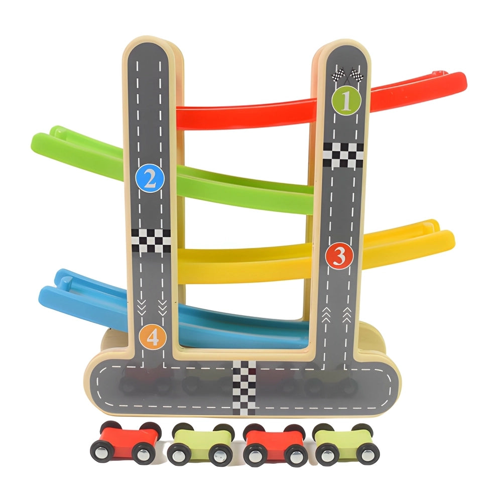 Wooden Click-Clack Race Track