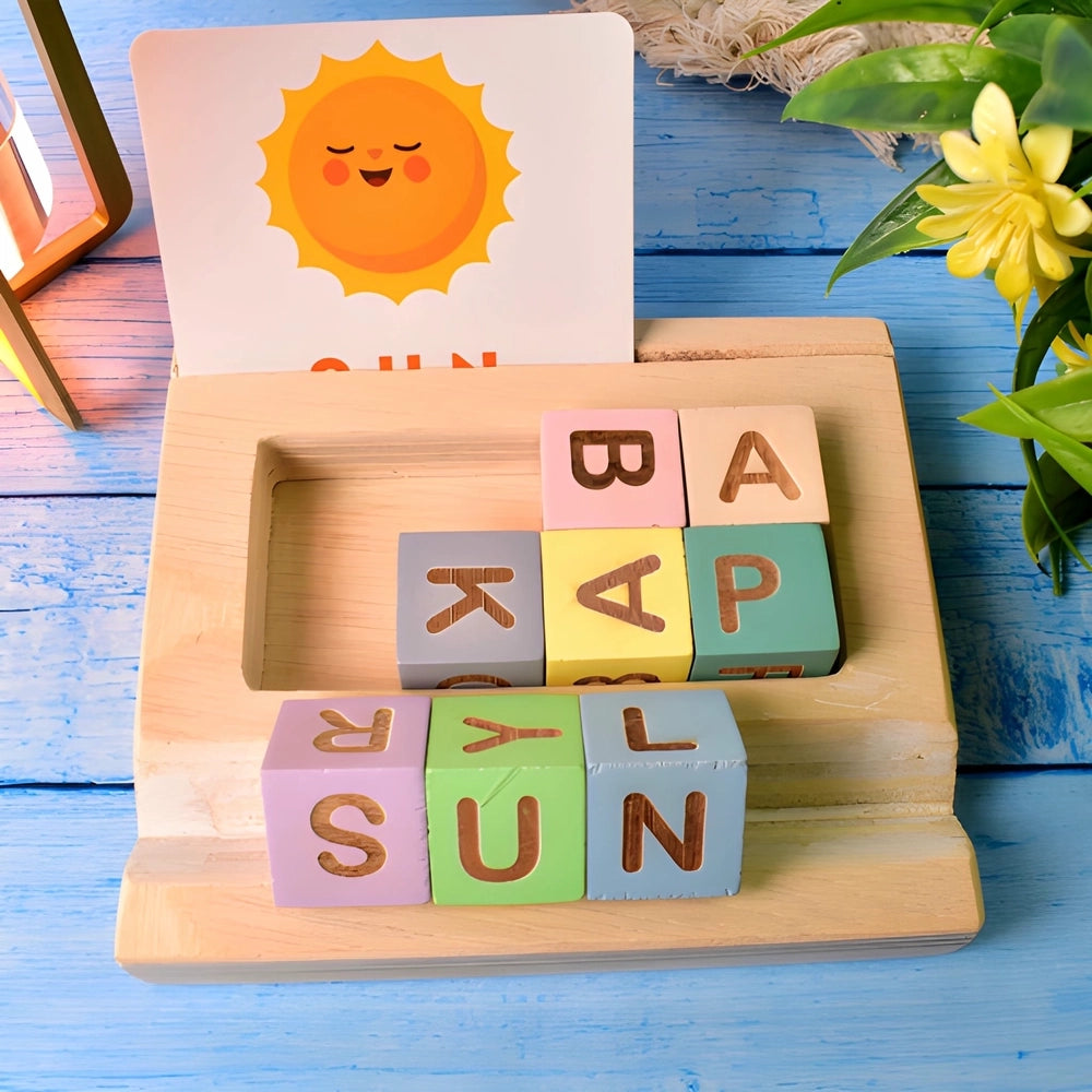 Wooden Alphabet Spelling Puzzle