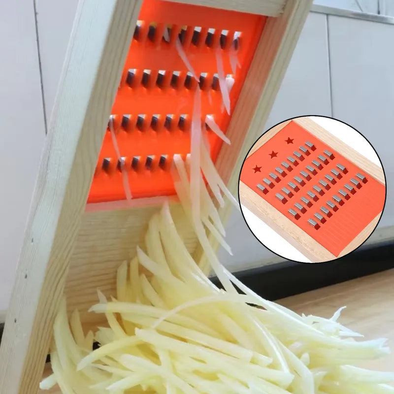 Wooden Cucumber Vegetable Shredder Cutter Grater Slicer