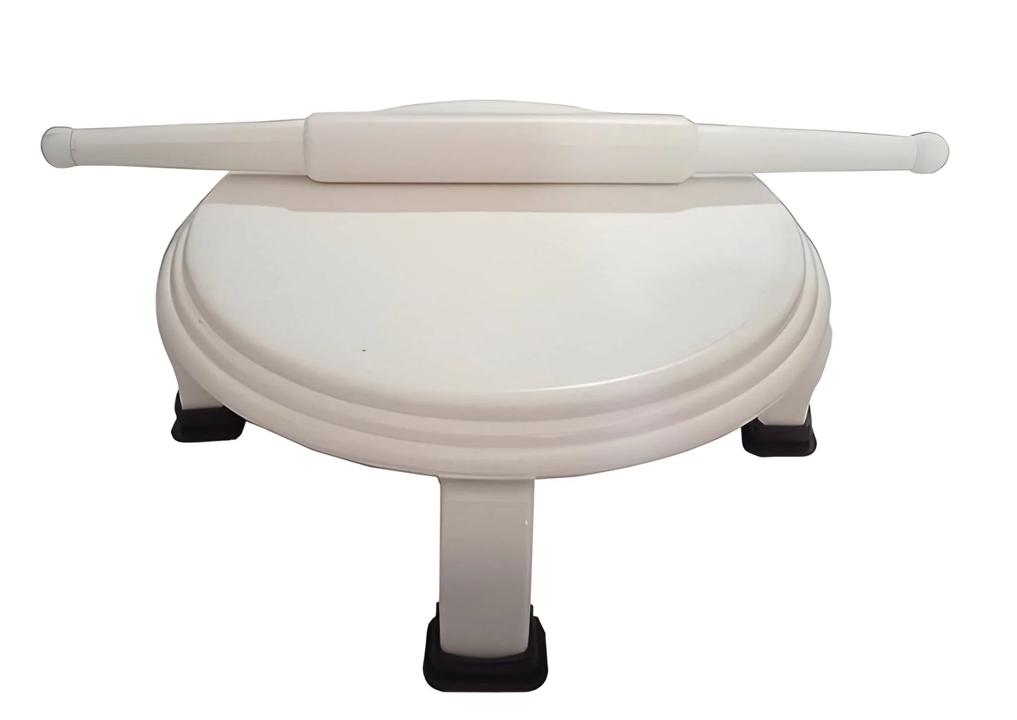 White Plastic Rolling Belan For Chapati Making