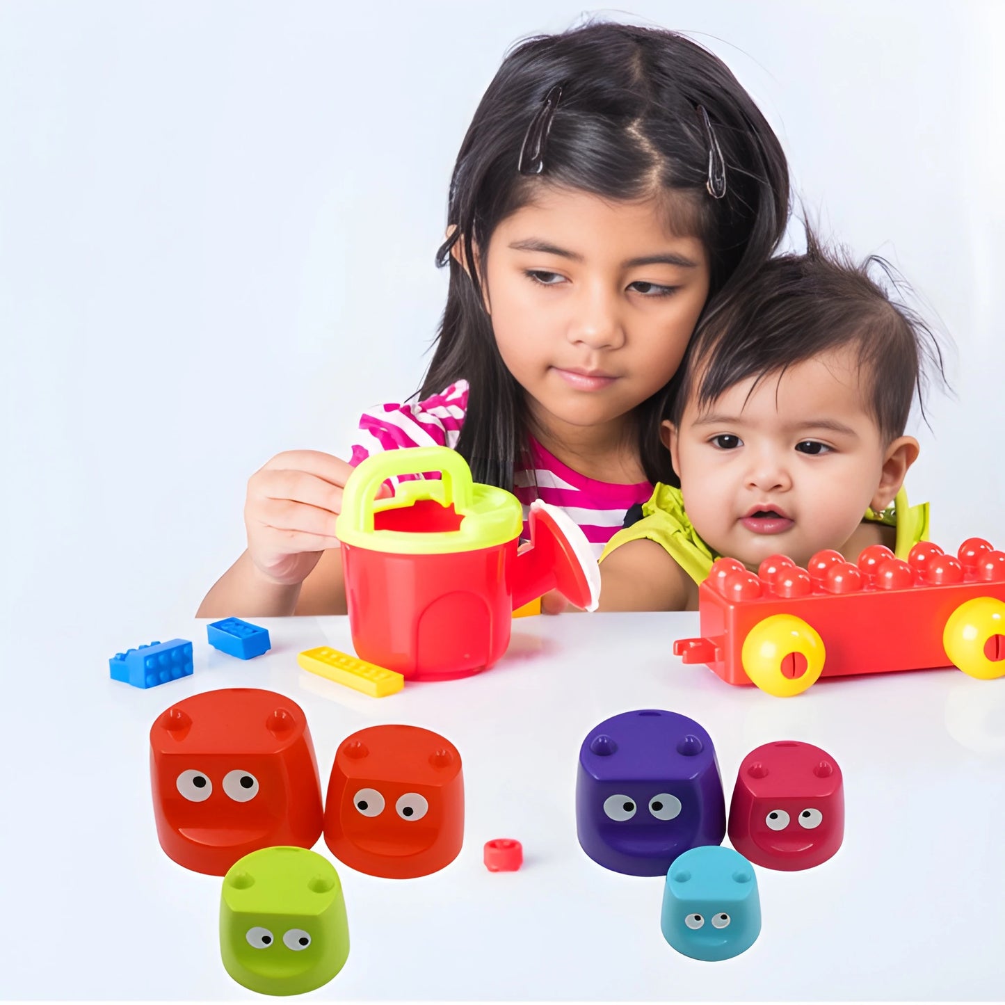 Stacking Monster Cups Toy