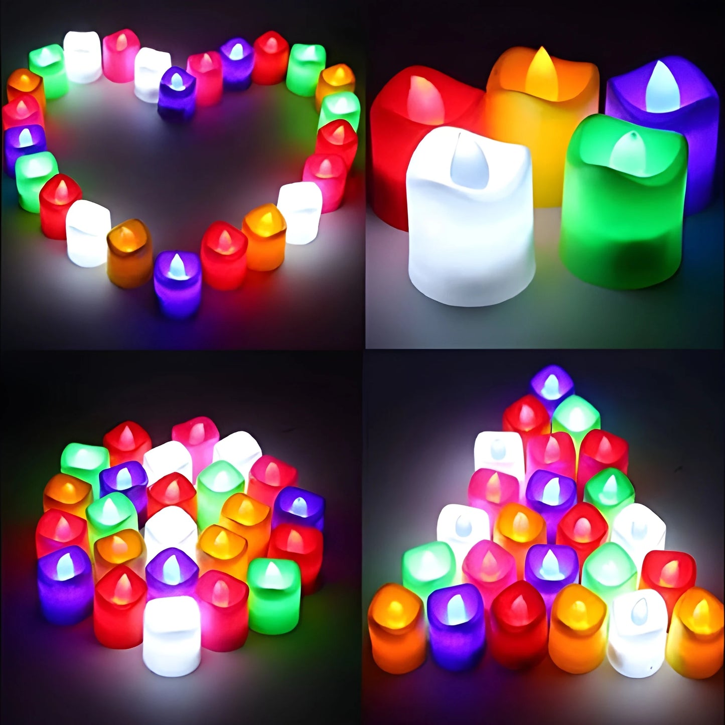 Flickering LED Tea Lights
