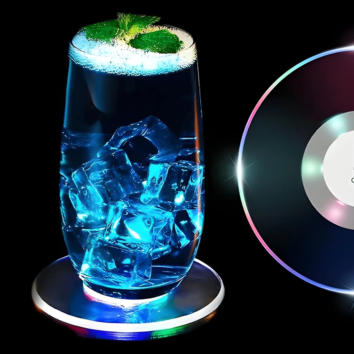 Color-Changing LED Party Coasters