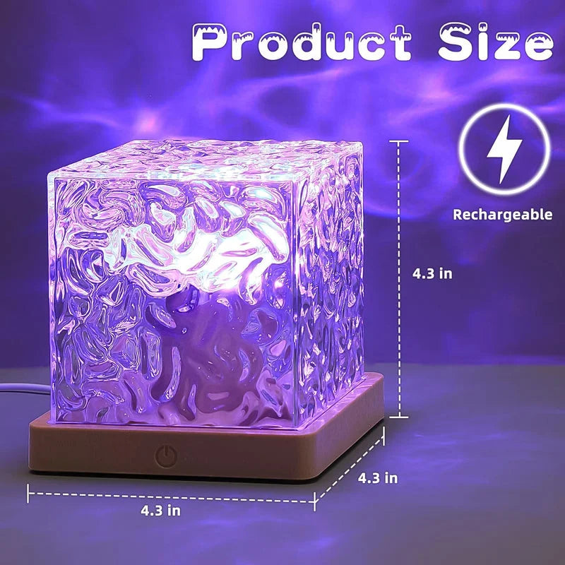 Crystal Ripple Night Lamp