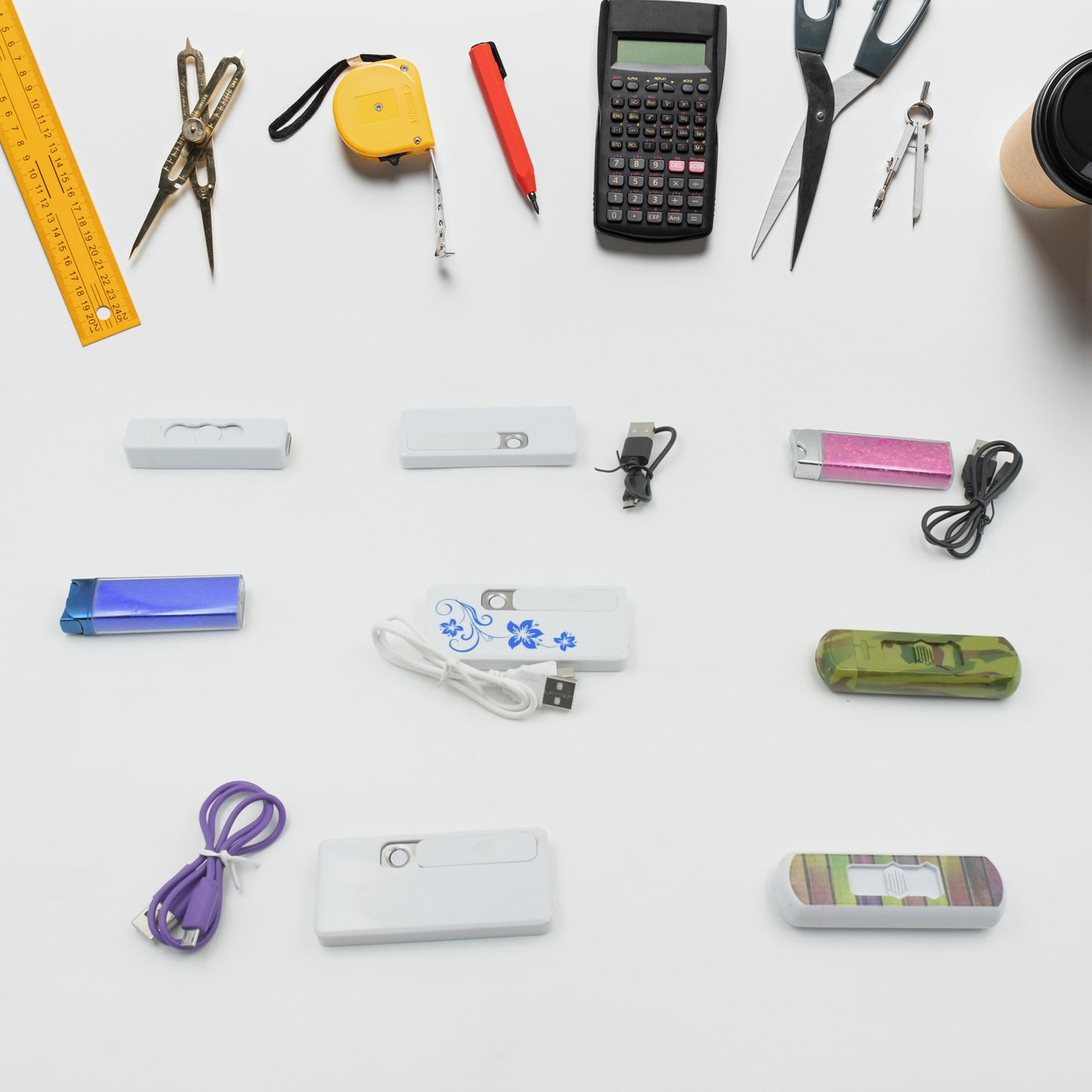 Stylish Electric Usb E-Lighter For Cigarettes