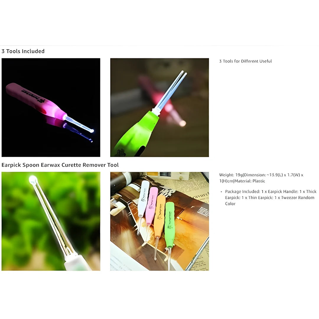 LED Ear Cleaner Kit with Light