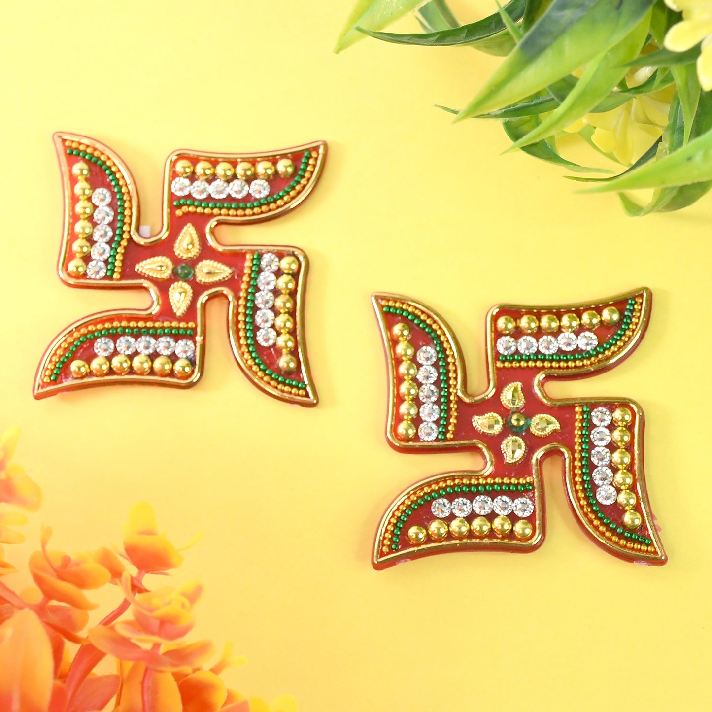 Swastik Rangoli Set – Pack of 2
