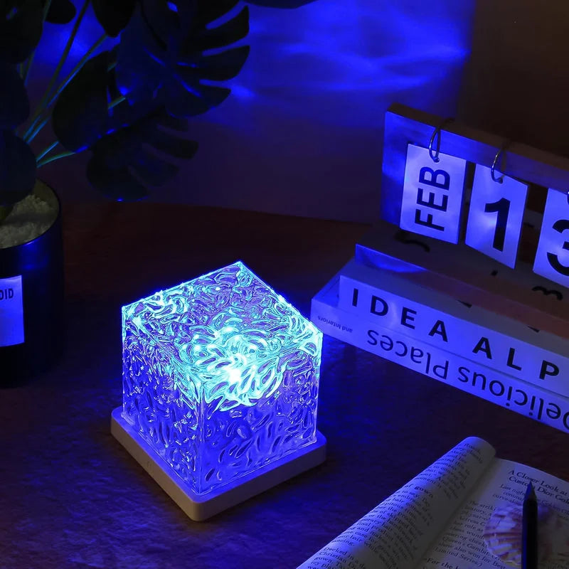 Crystal Ripple Night Lamp