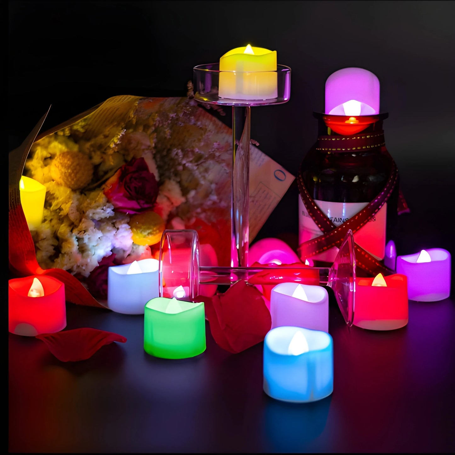 Flickering LED Tea Lights