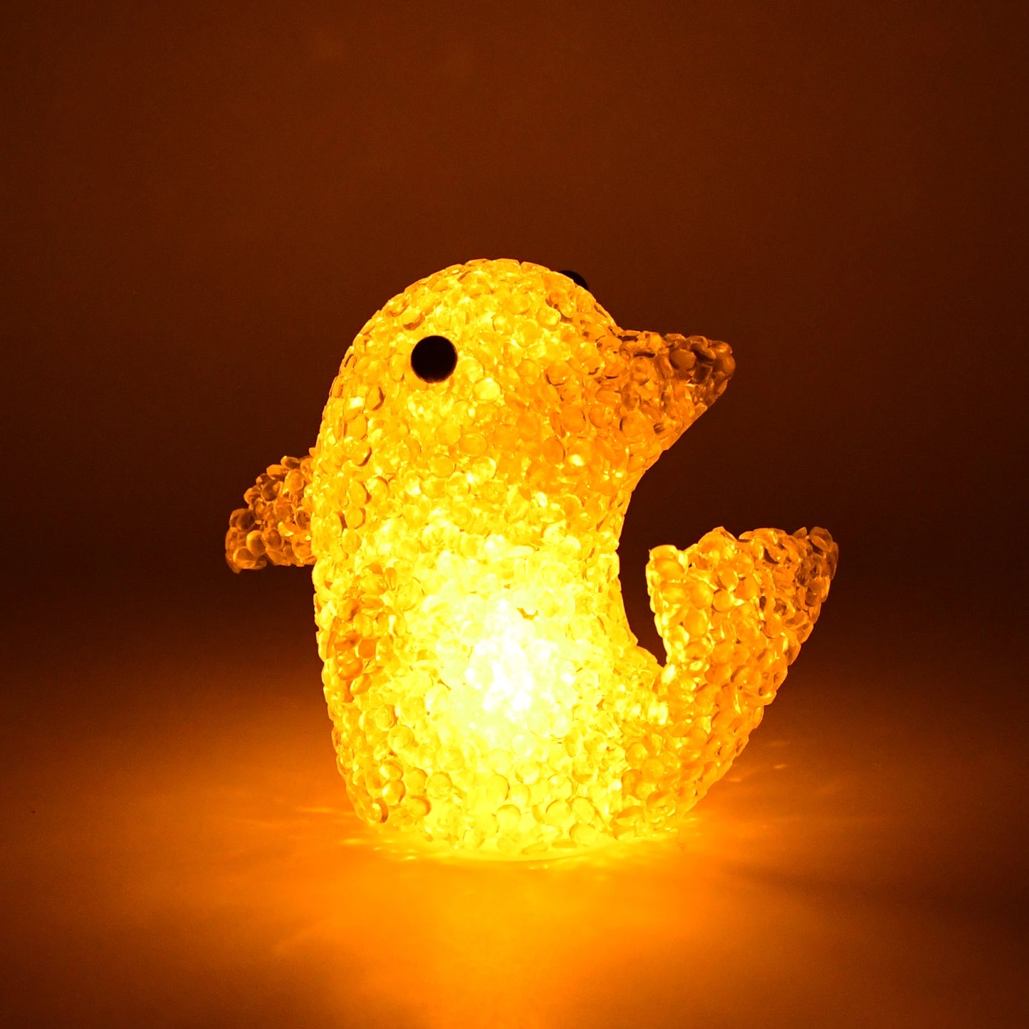 Dolphin Crystal LED Night Lamp – 1 Pc