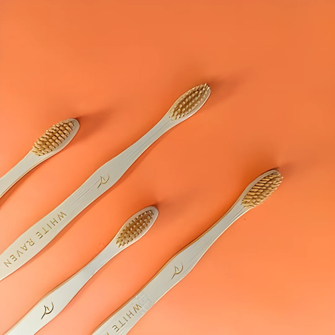 Wooden Bamboo Brush Toothbrush Ultra Soft Bristles