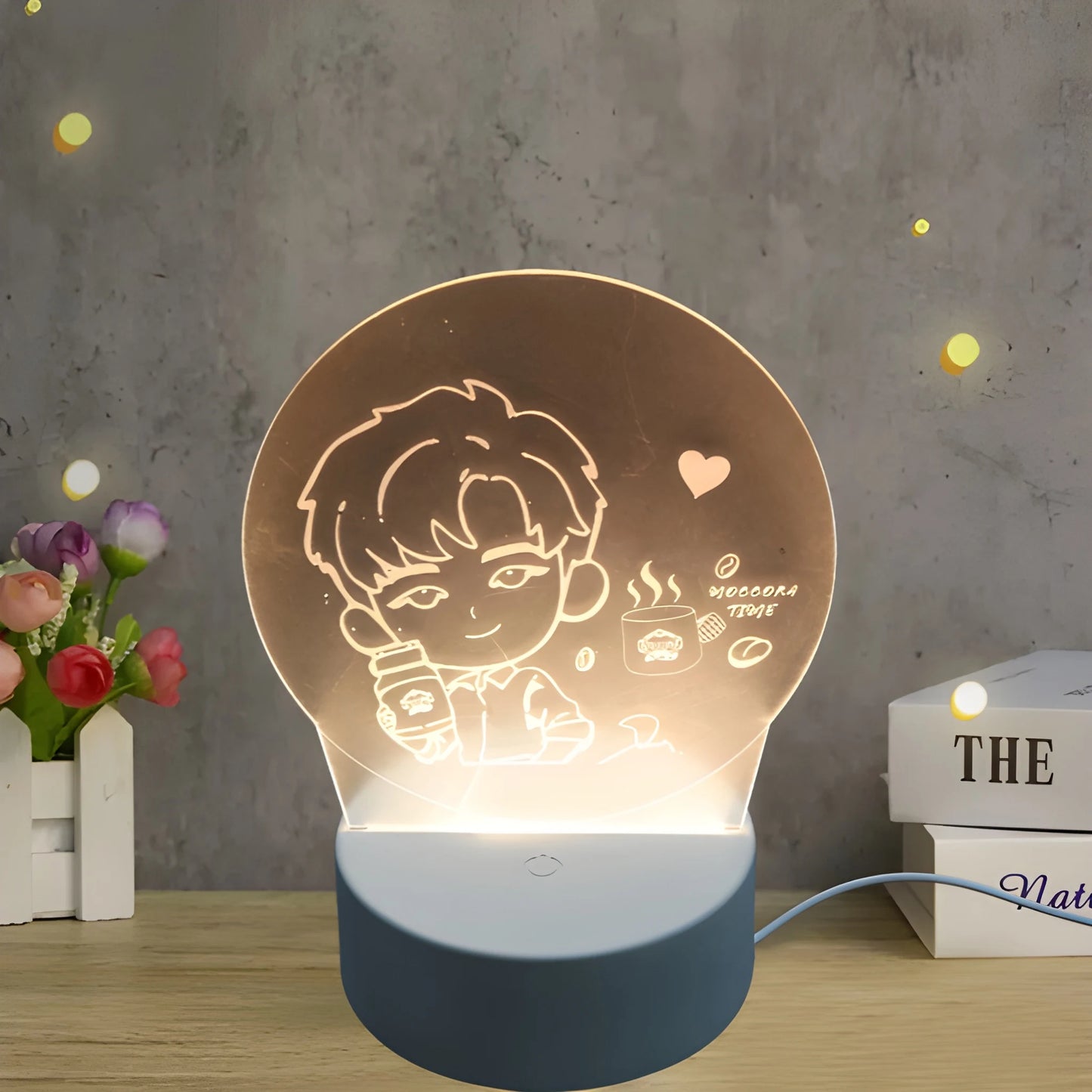 3D LED Night Light Lamp