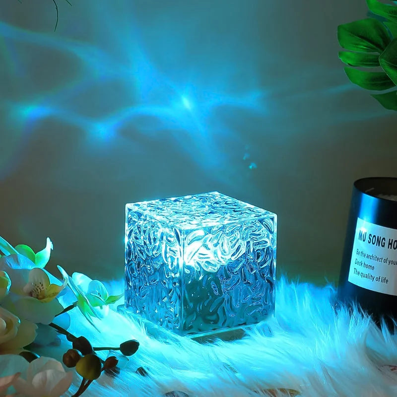 Crystal Ripple Night Lamp