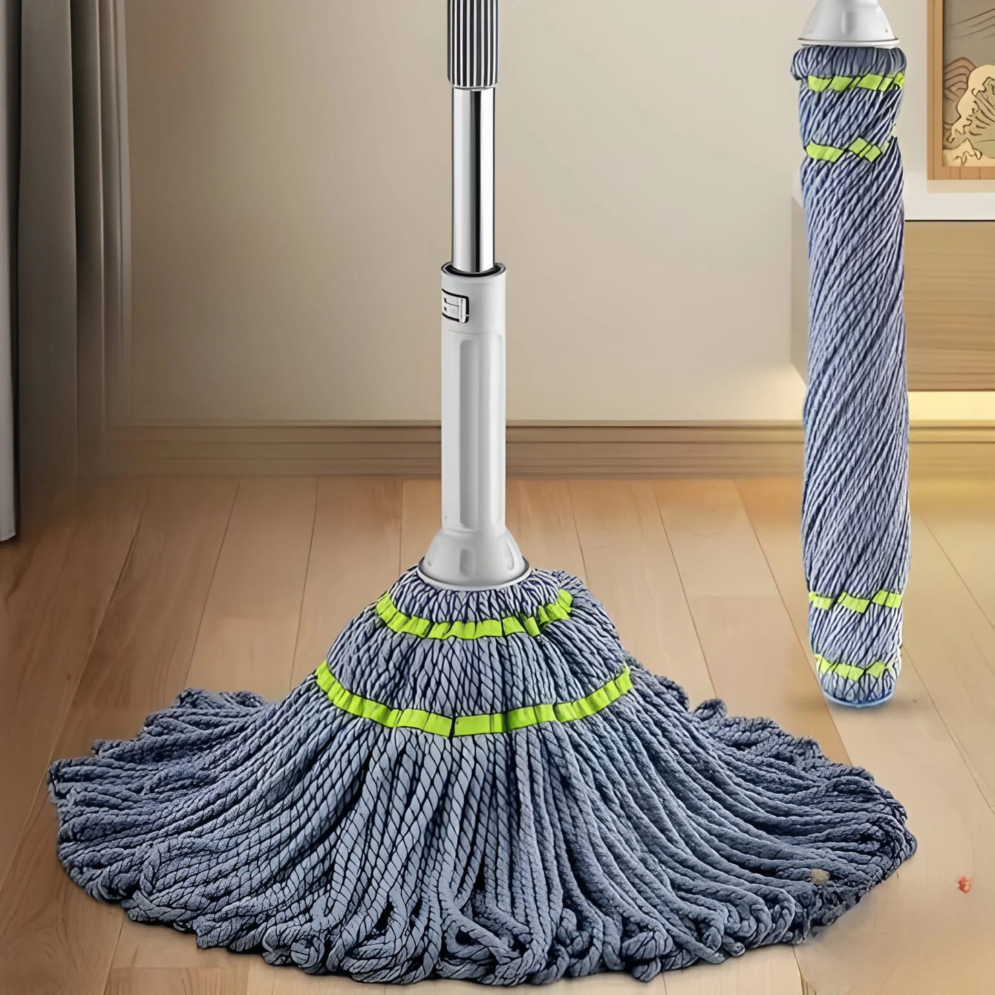 Squeeze Twist Mop Self Wringing Mop Stainless Steel Handle