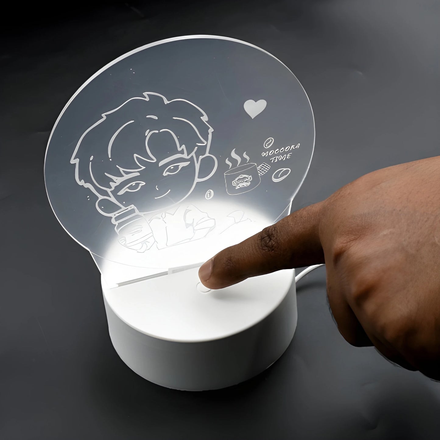 3D LED Night Light Lamp