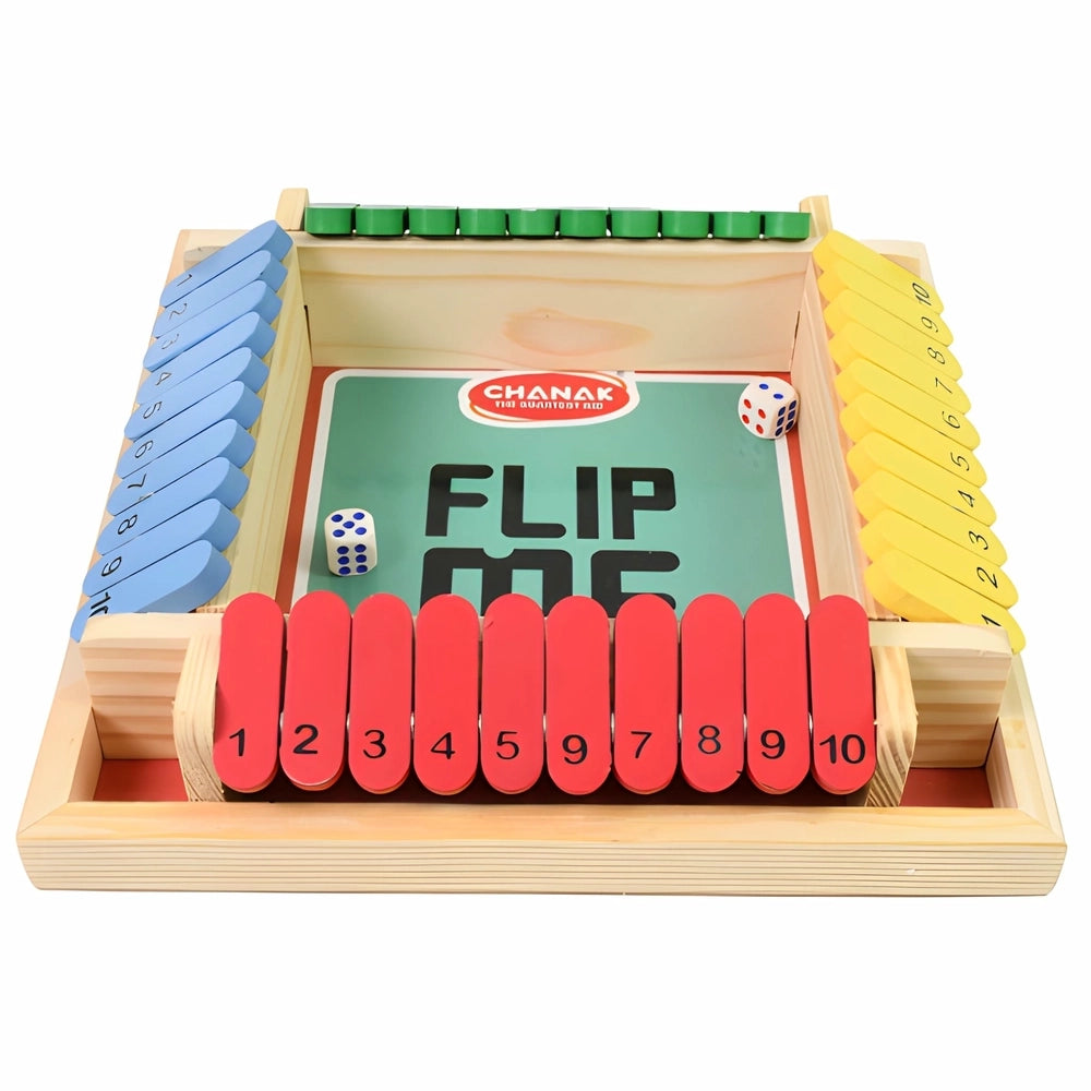 Wooden Shut The Box Game