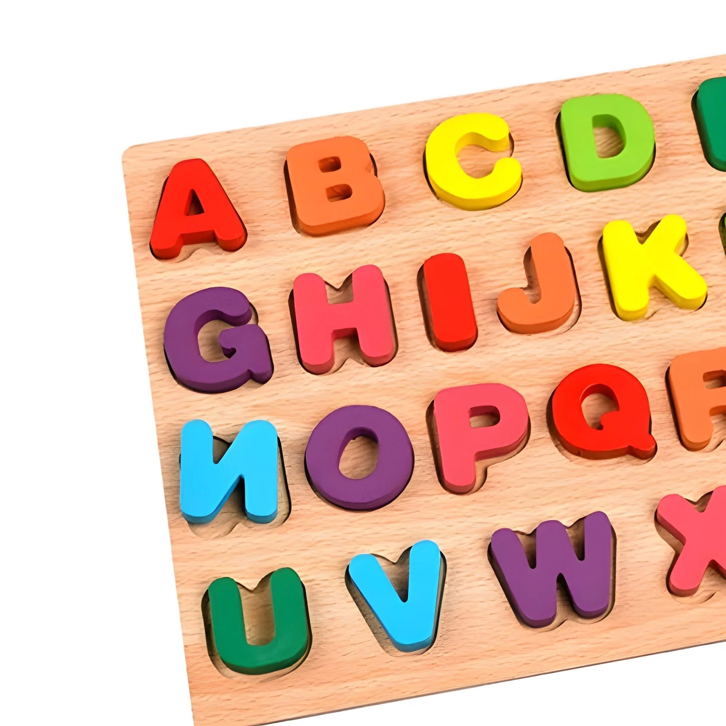 Wooden Puzzle Board ABC Letters