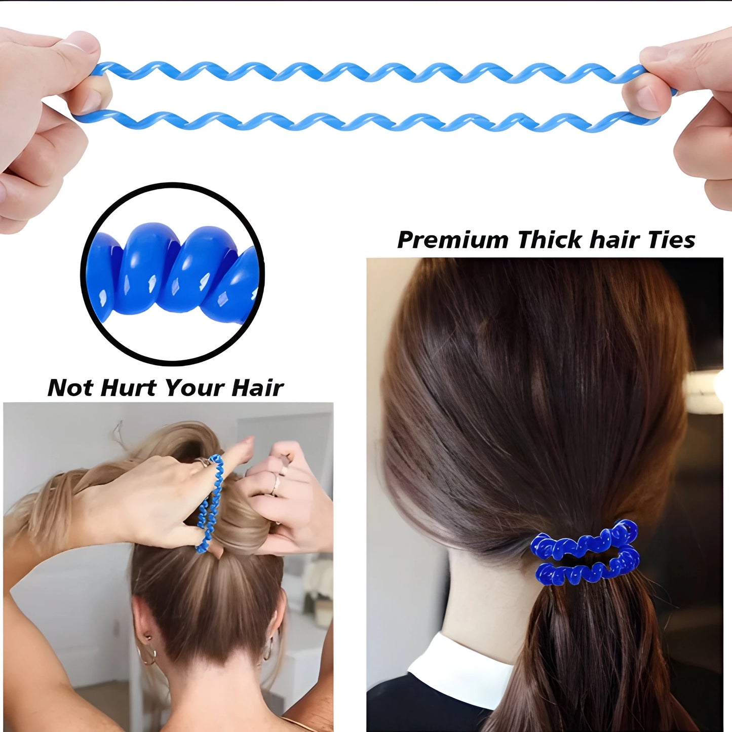 Unbreakable Spiral Hair Ties