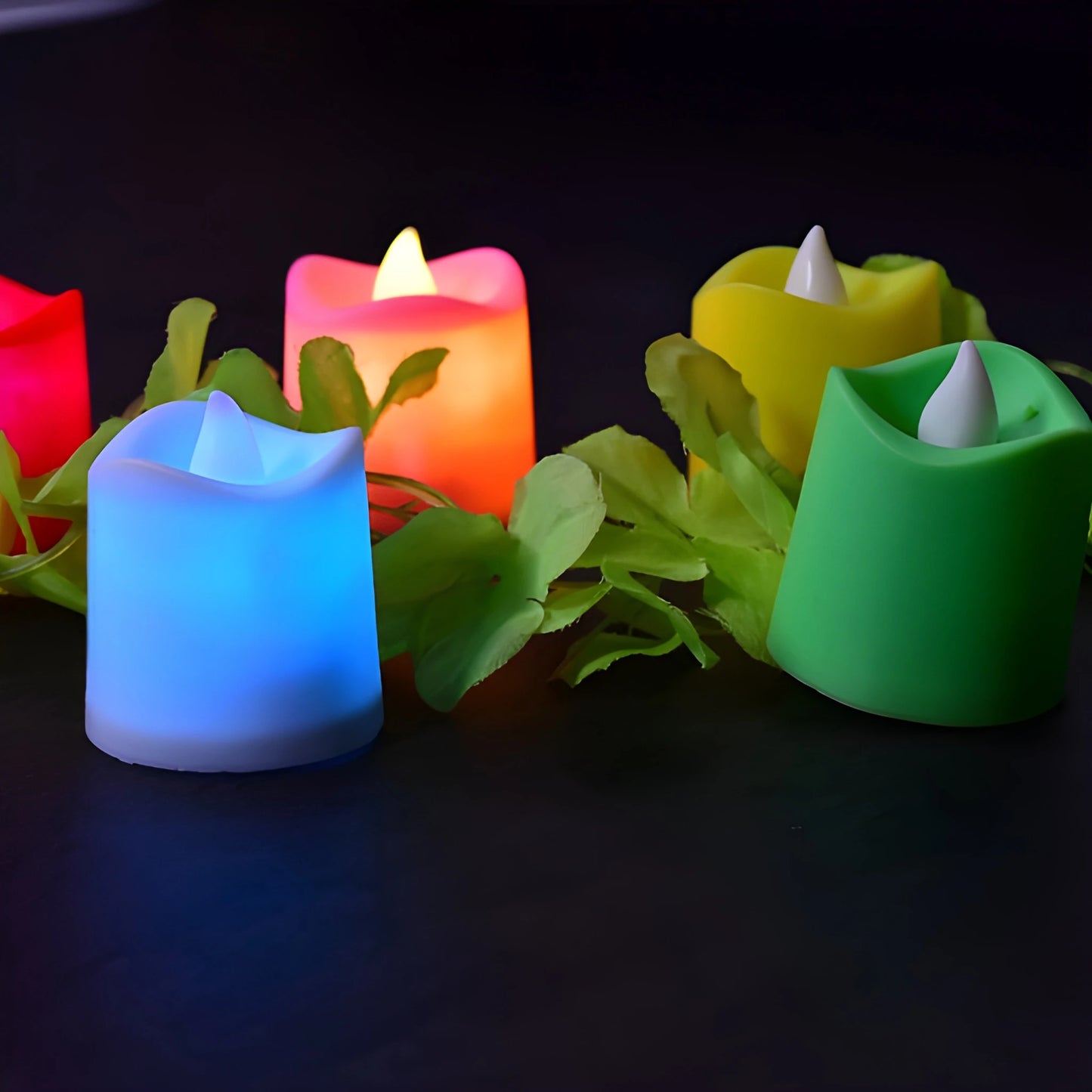 Flickering LED Tea Lights