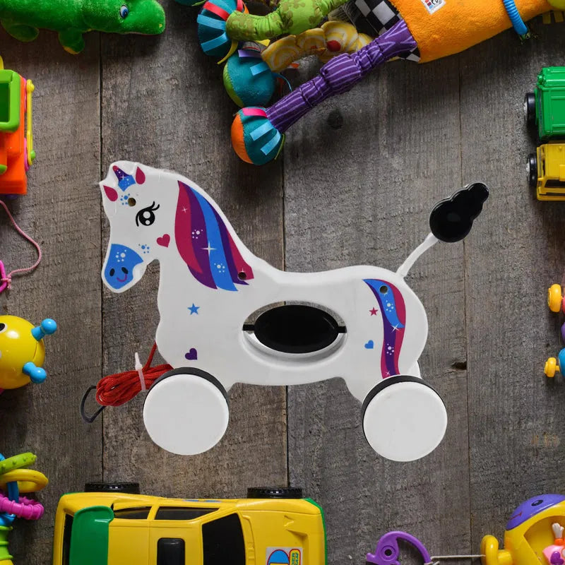 Unicorn Pull Along Toy