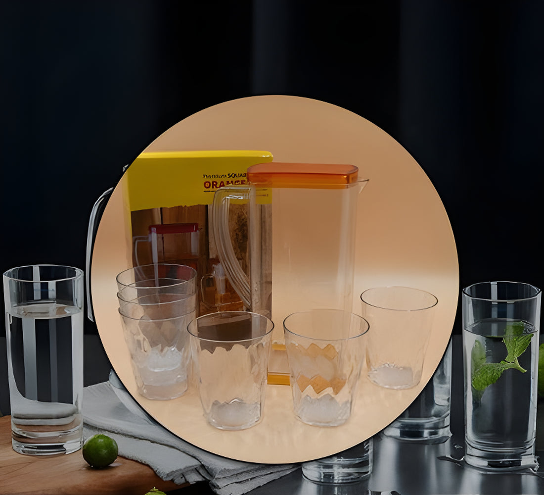 Square Water Jug Set