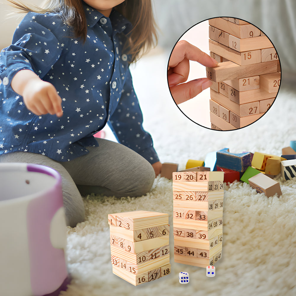Wooden Tumbling Tower