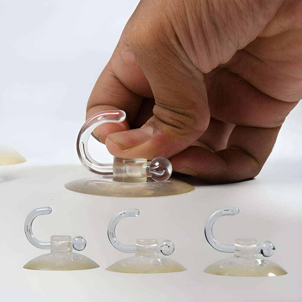 Transparent Suction Wall Hooks